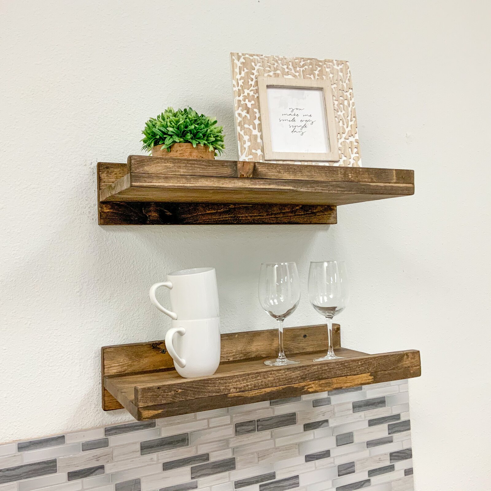 Tishie 2 Piece Pine Solid Wood