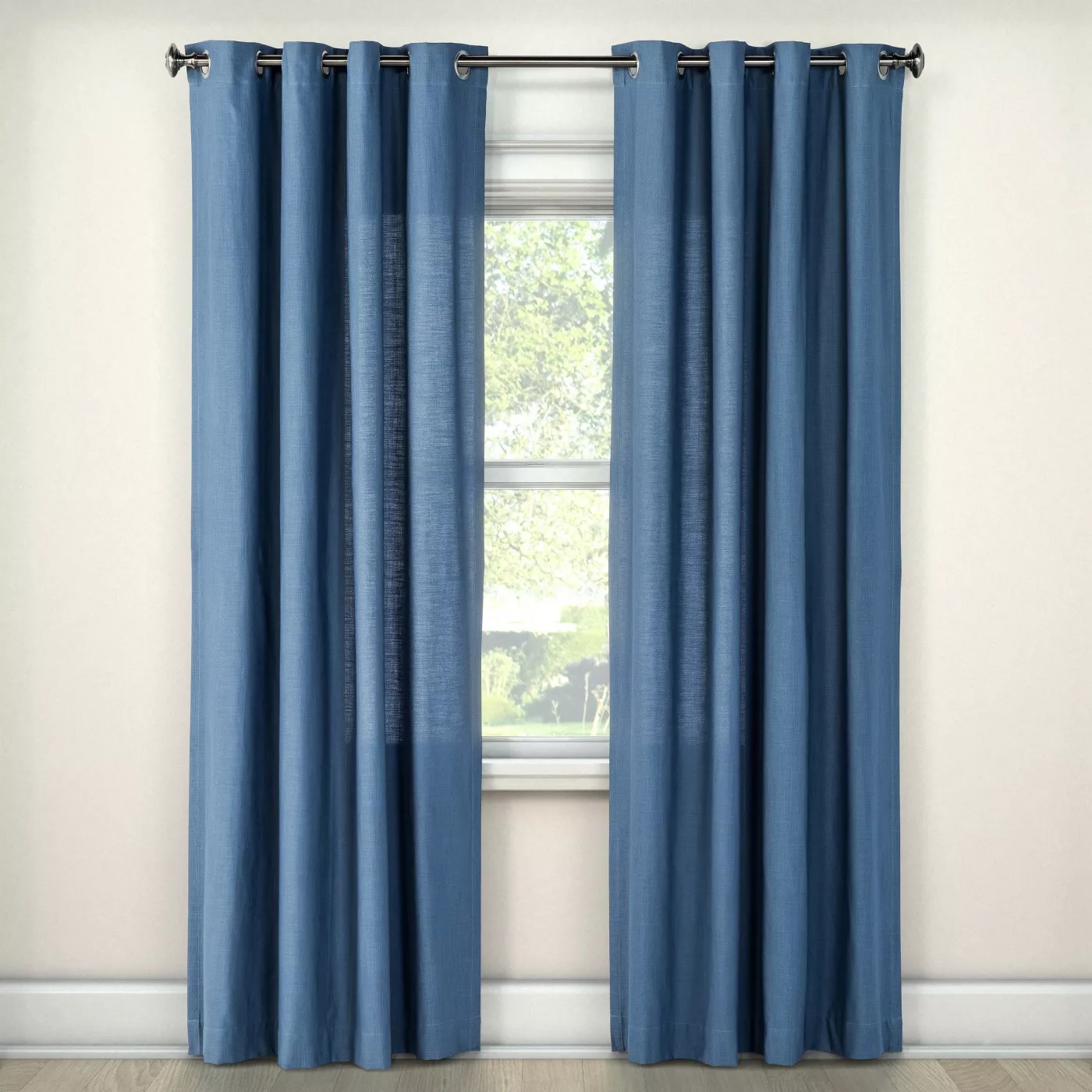 Natural Solid Light filtering Curtain Panel