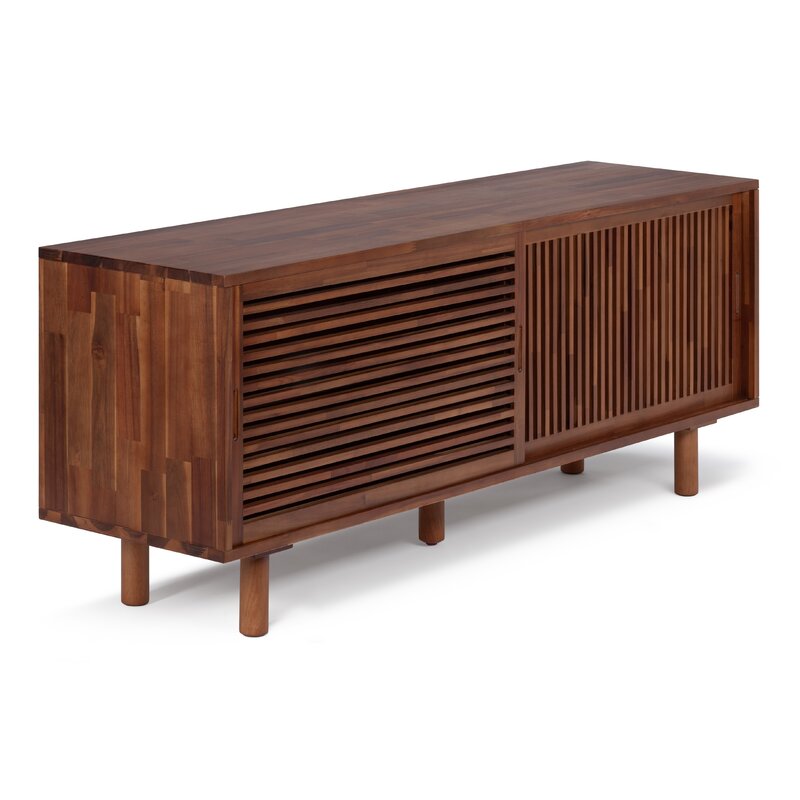 Jaime Acacia Solid Wood TV Stand