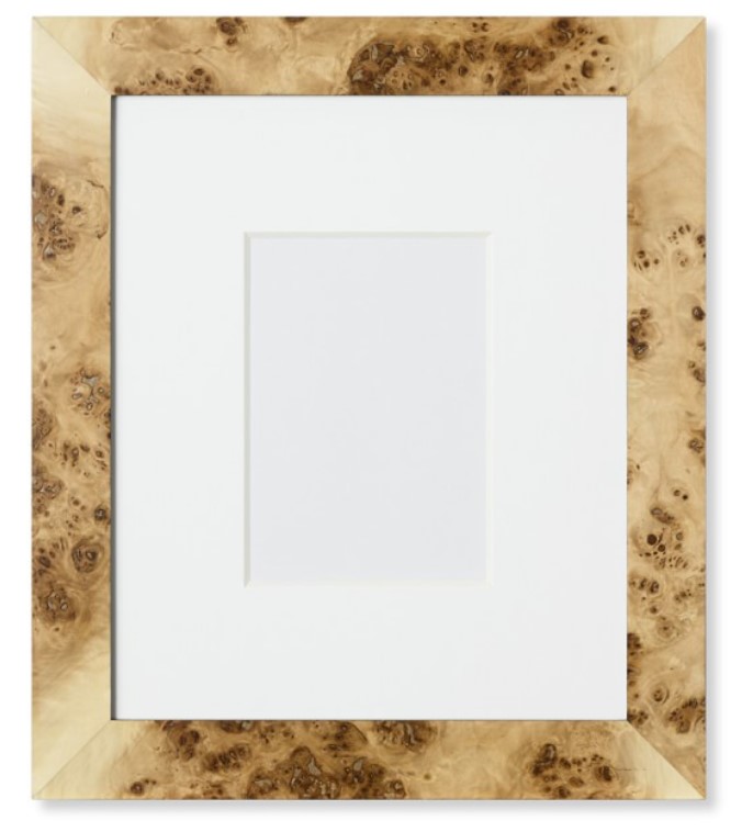 Exotic Burl Wood Gallery Wall Frame