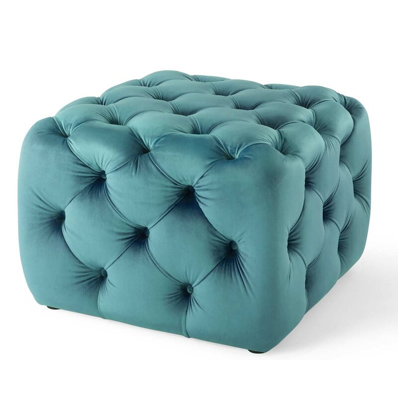 Kimberley Tufted Pouf Ottoman
