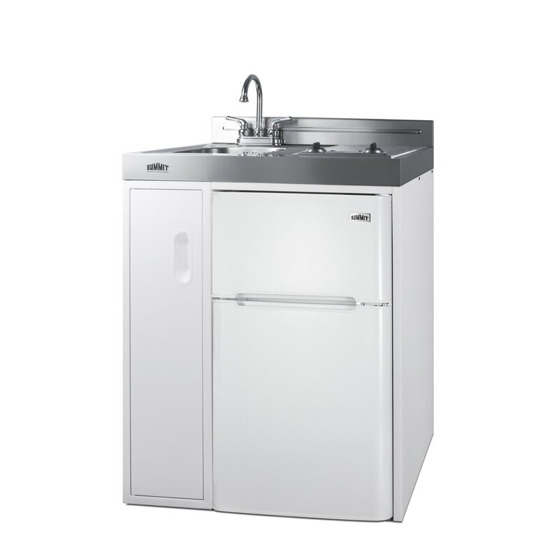 Undercounter Mini Fridge with Freezer