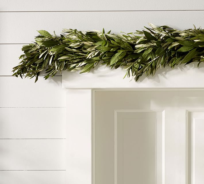 Fresh Olive Leaf Garland