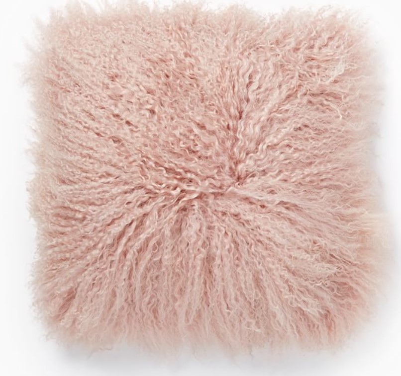 Mongolian Lamb Pillow Cover no insert