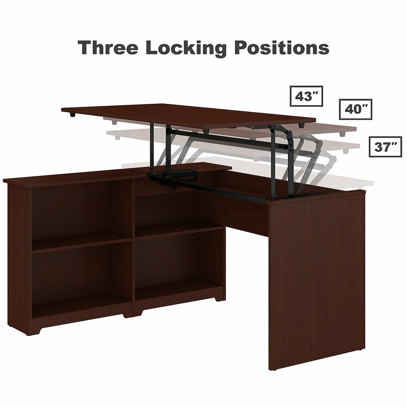 Hillsdale Height Adjustable Corner Standing Desk