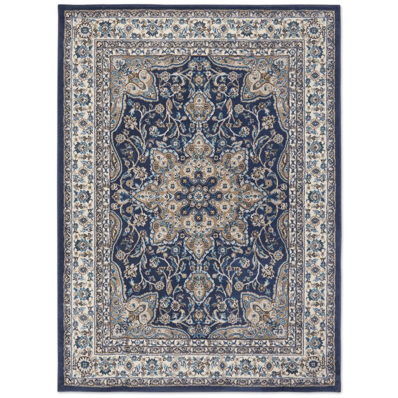 Mountview Oriental Navy Blue Area Rug7'10"x10'6"