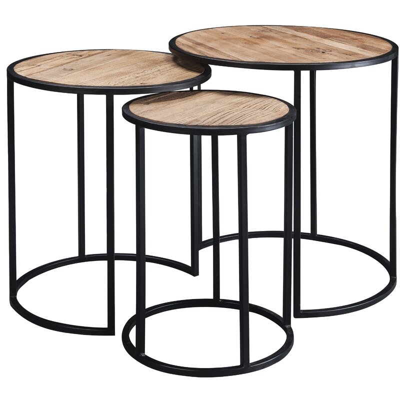 Haslett 3 Piece Nesting Tables Medium