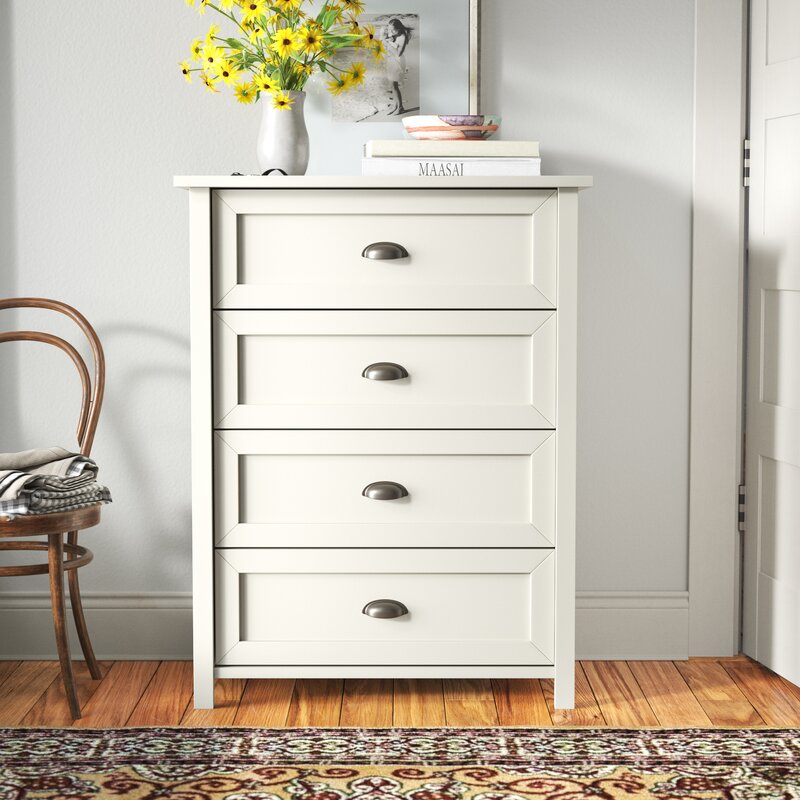 Geraldine 4 drawer chest deals