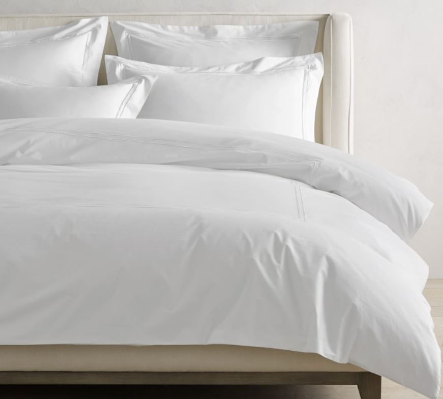 Italian Hotel Embroidered King Duvet Cover
