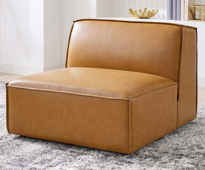 restore vegan leather sofa