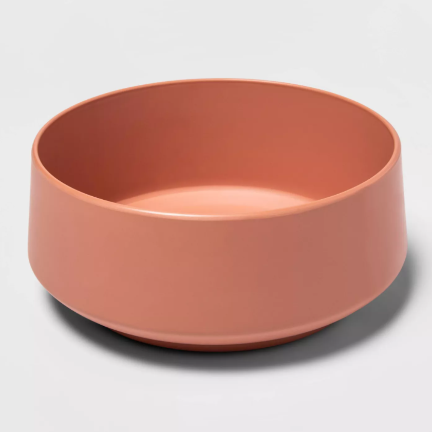 Bamboo Melamine Key West Coral Dog Bowl 6 Cups L 48oz Boots & Barkley