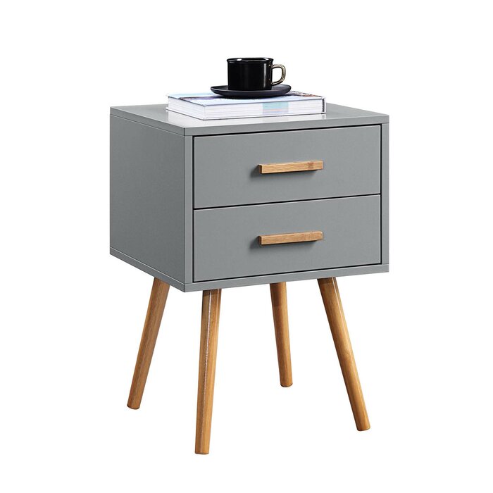 Evalani 23.5'' Tall End Table with Storage