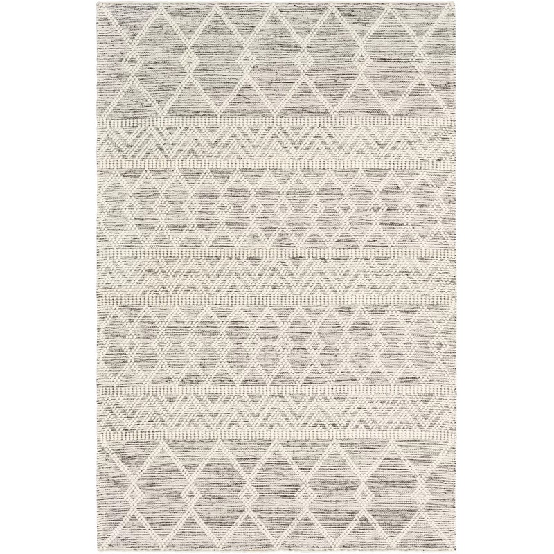Bynes Oriental Handmade Flatweave Wool CreamGray Area Rug