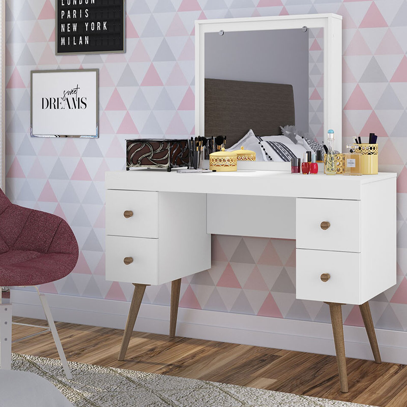 Froehlich Dressing Vanity with Mirror