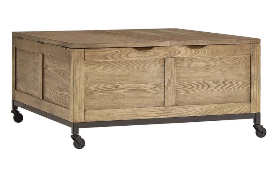 Mikesell Square Storage Trunk Cocktail Table