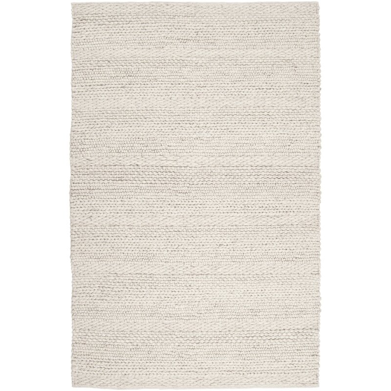 Othello Handmade Flatweave Wool Ivory Area Rug2'6''x10'