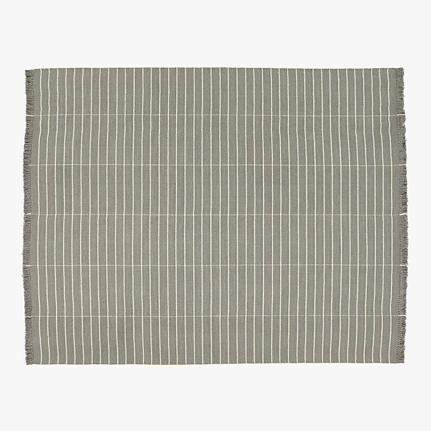 Reed Grey White Stripe Rug8'x10'