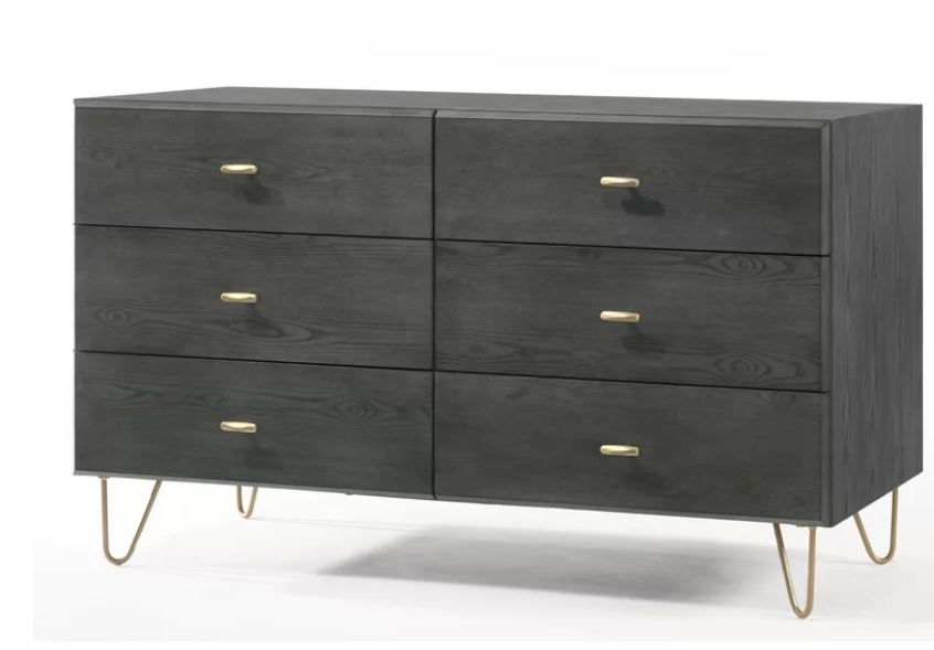Herschel 6 drawer double dresser deals