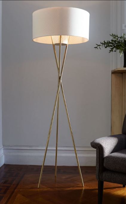 Mid century hotsell tripod floor lamp