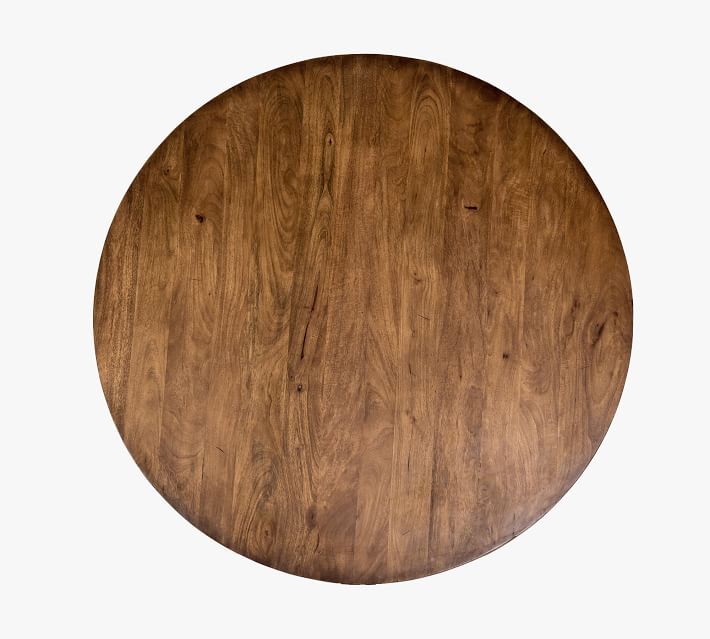 Parkview Reclaimed Wood Round Pedestal Dining Table