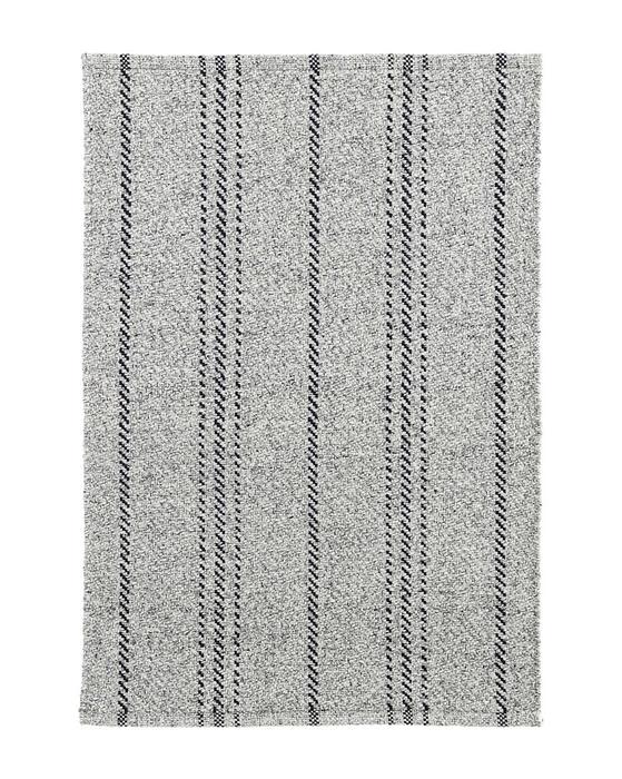 MelangeBLack Stripe indoor outdoor rug5'x8'