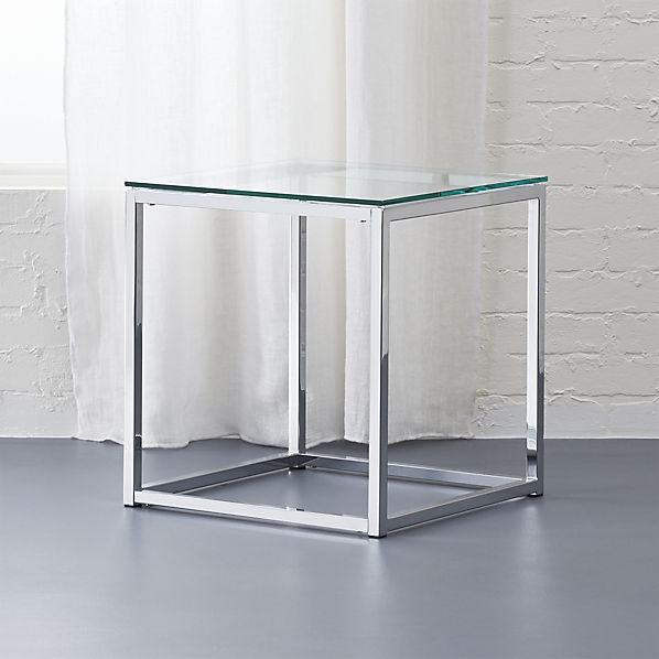 Smart Glass Top Side Table