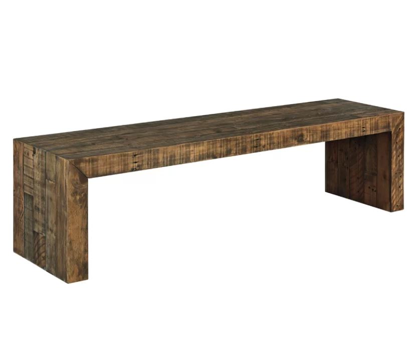 Gino solid wood bench deals