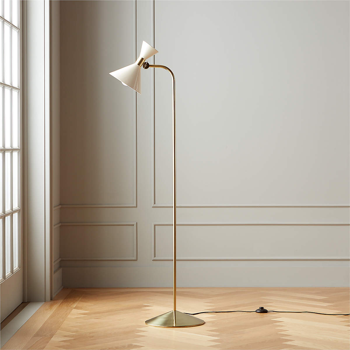 HICKS IVORY FLOOR LAMP