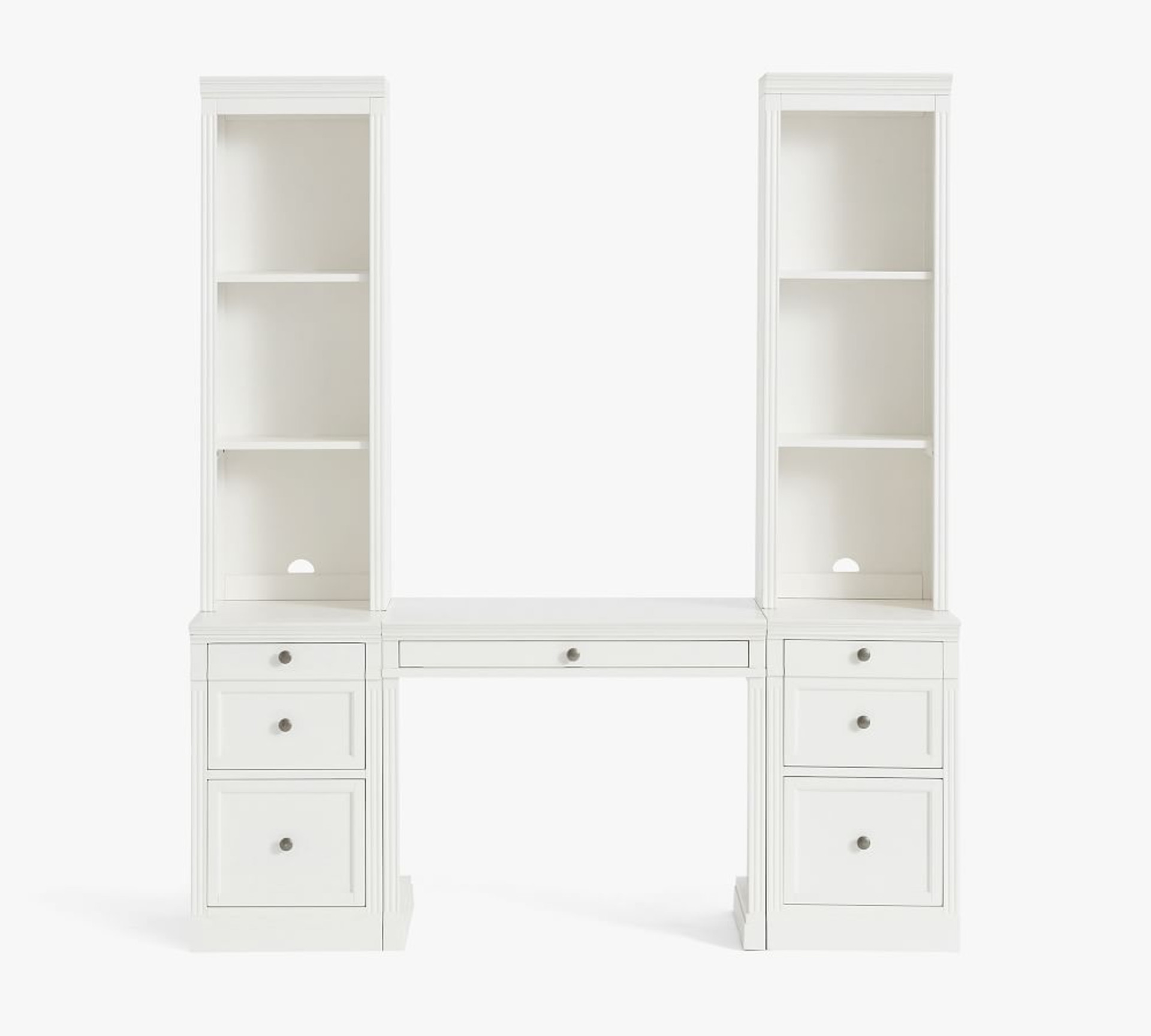 Livingston Desk with Bookcase Towers