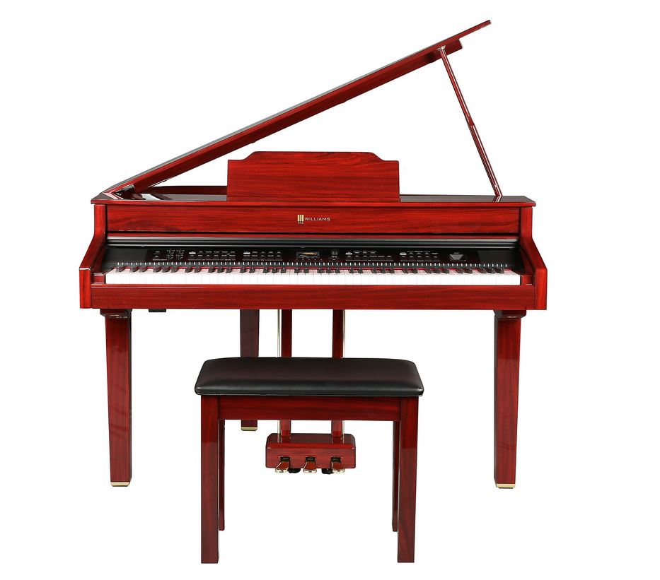 Williams Symphony Grand Digital Micro Grand Piano Mahogany