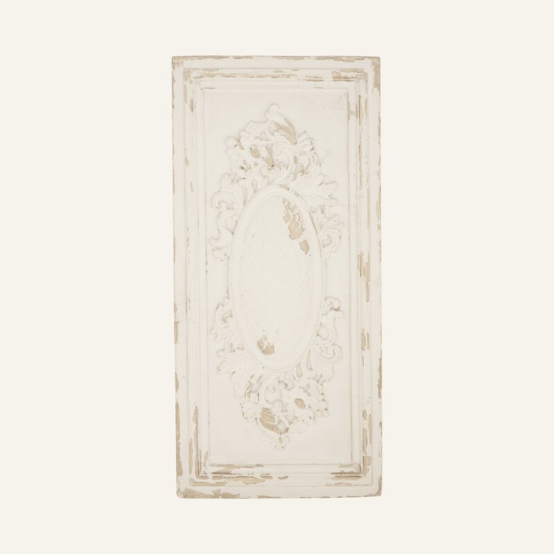 Rustic Distressed Floral Wall Decor