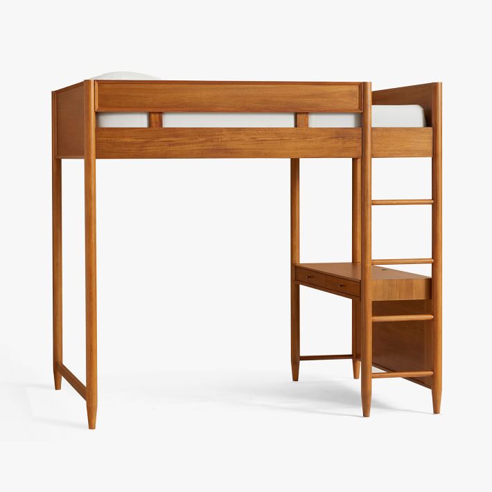 WEST ELM X PBT MID CENTURY LOFT BED