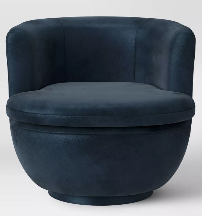 DORTON ROUND SWIVEL BARREL CHAIR
