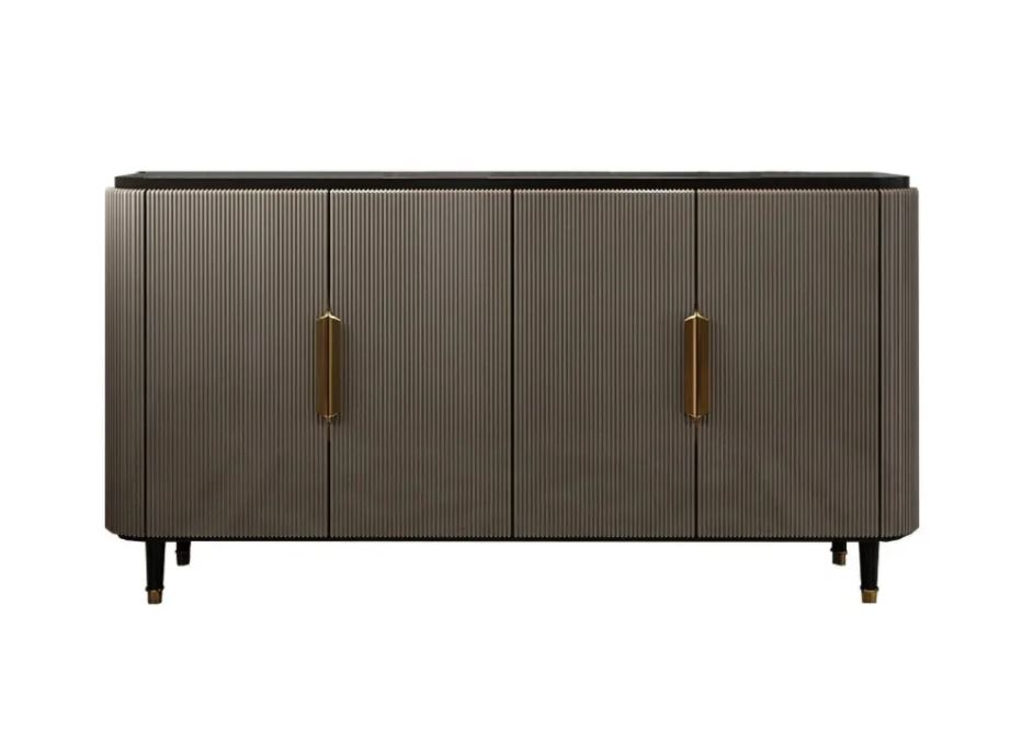 Modern Sideboard Buffet Black Kitchen