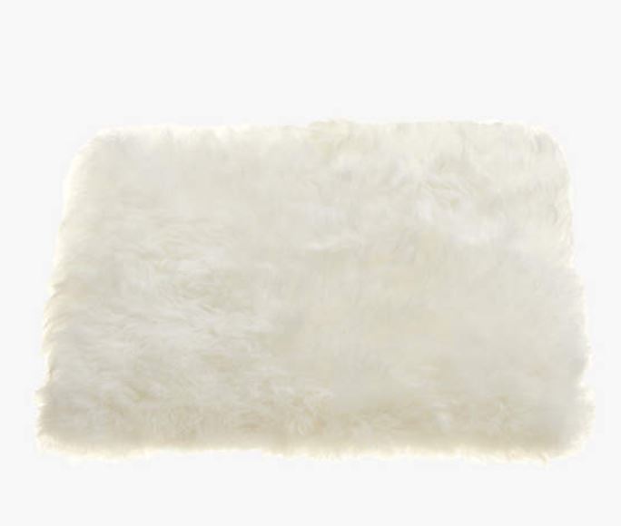 Icelandic Sheepskin Chair Pad With Insert15"X15"