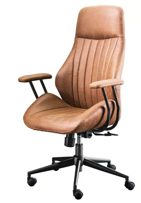 albaugh suede executive chair