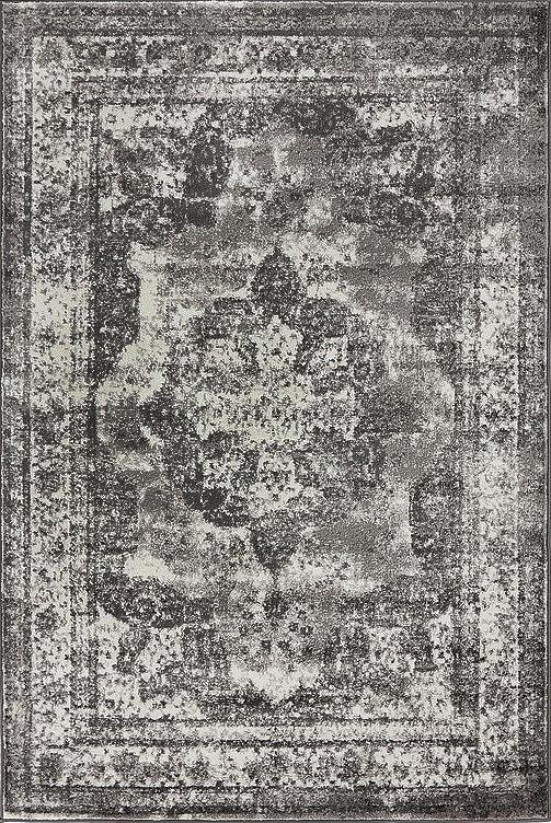 Brandt Floral Gray Area Rug4'x6'