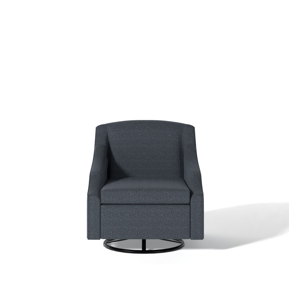 SoMa Emma Upholstered Swivel Armchair