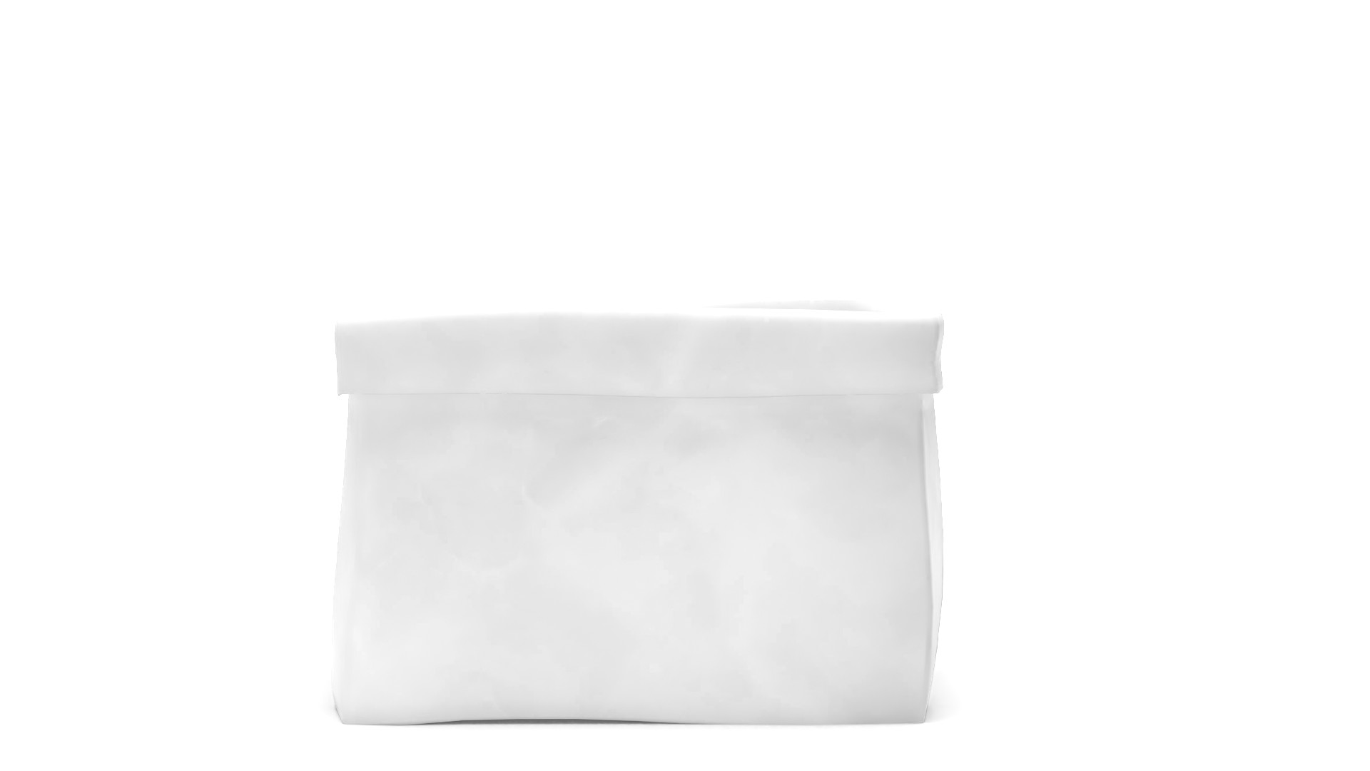 Blaine White Washable Paper Cube Bin