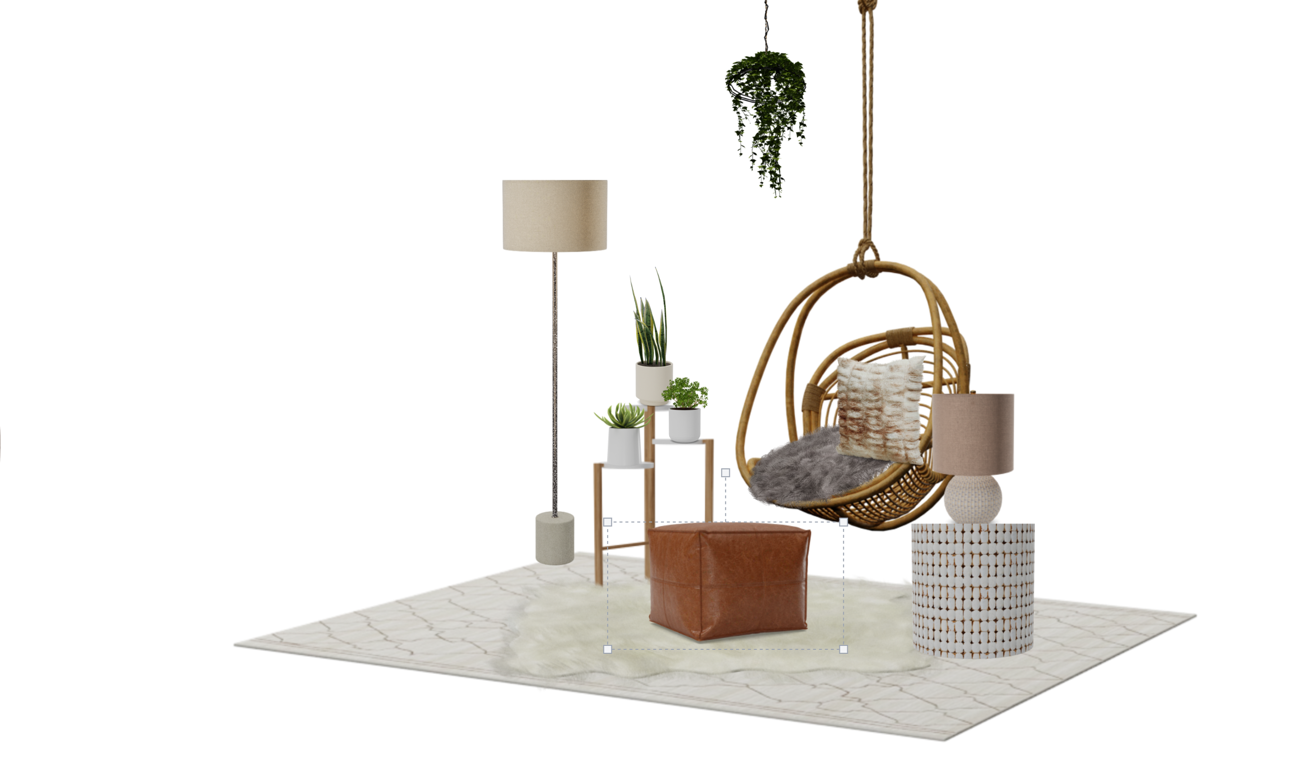 Boho Hanging chair Spacejoy