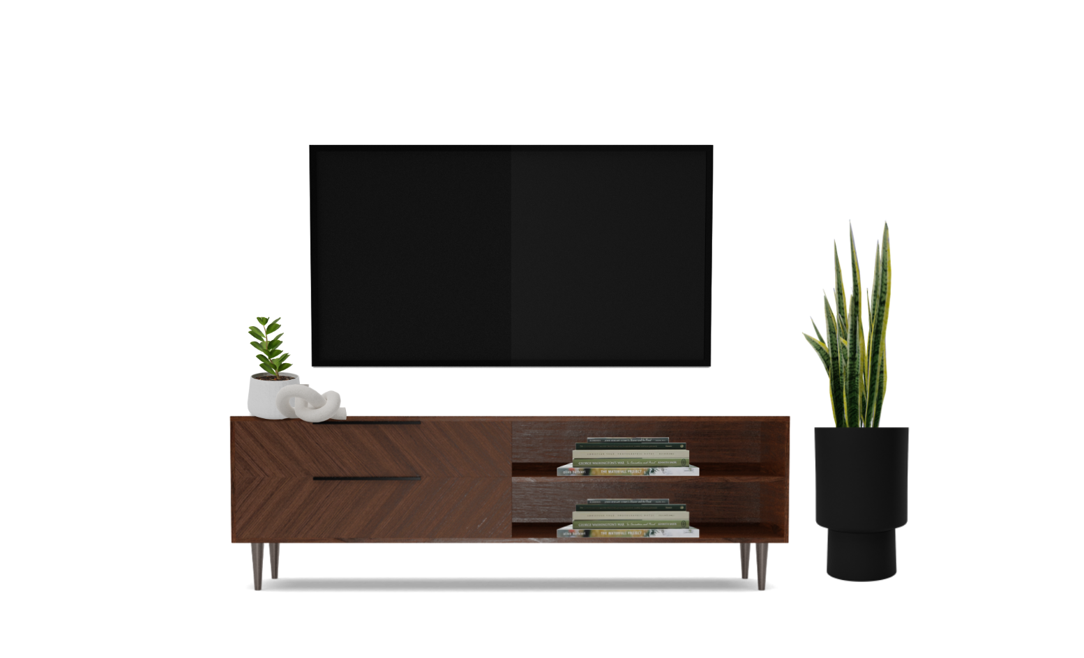 Mid Century Modern TV Stand Spacejoy