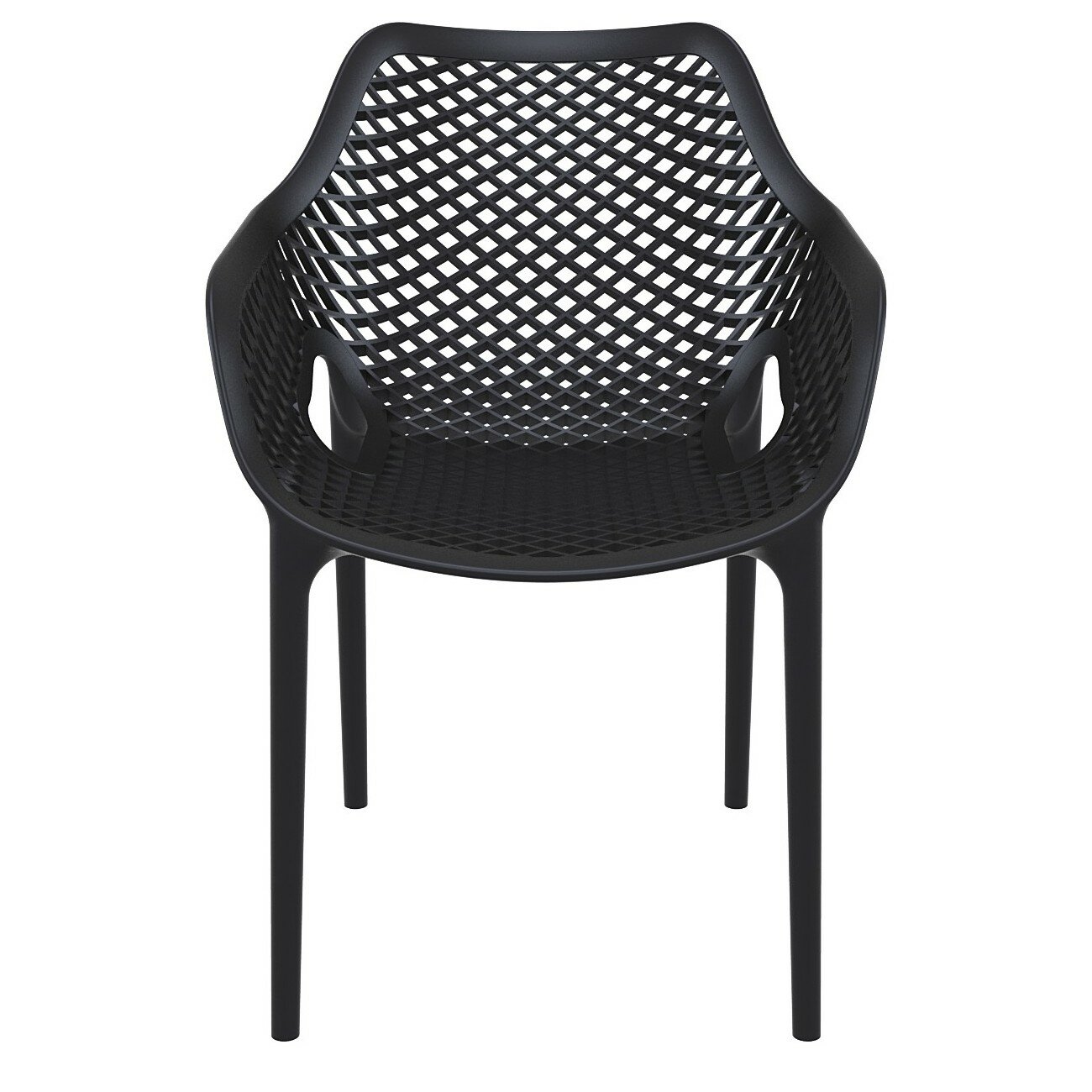 Farrah Stacking Patio Dining Armchair Set of 2