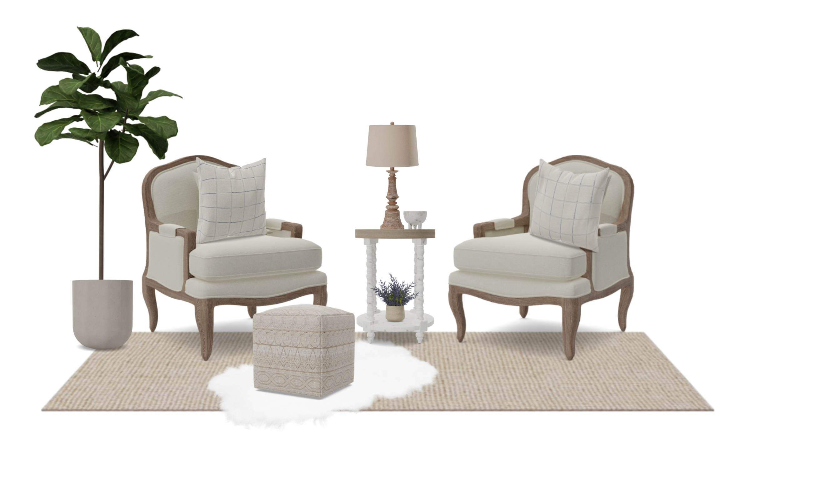 French Country Accent Chairs Spacejoy