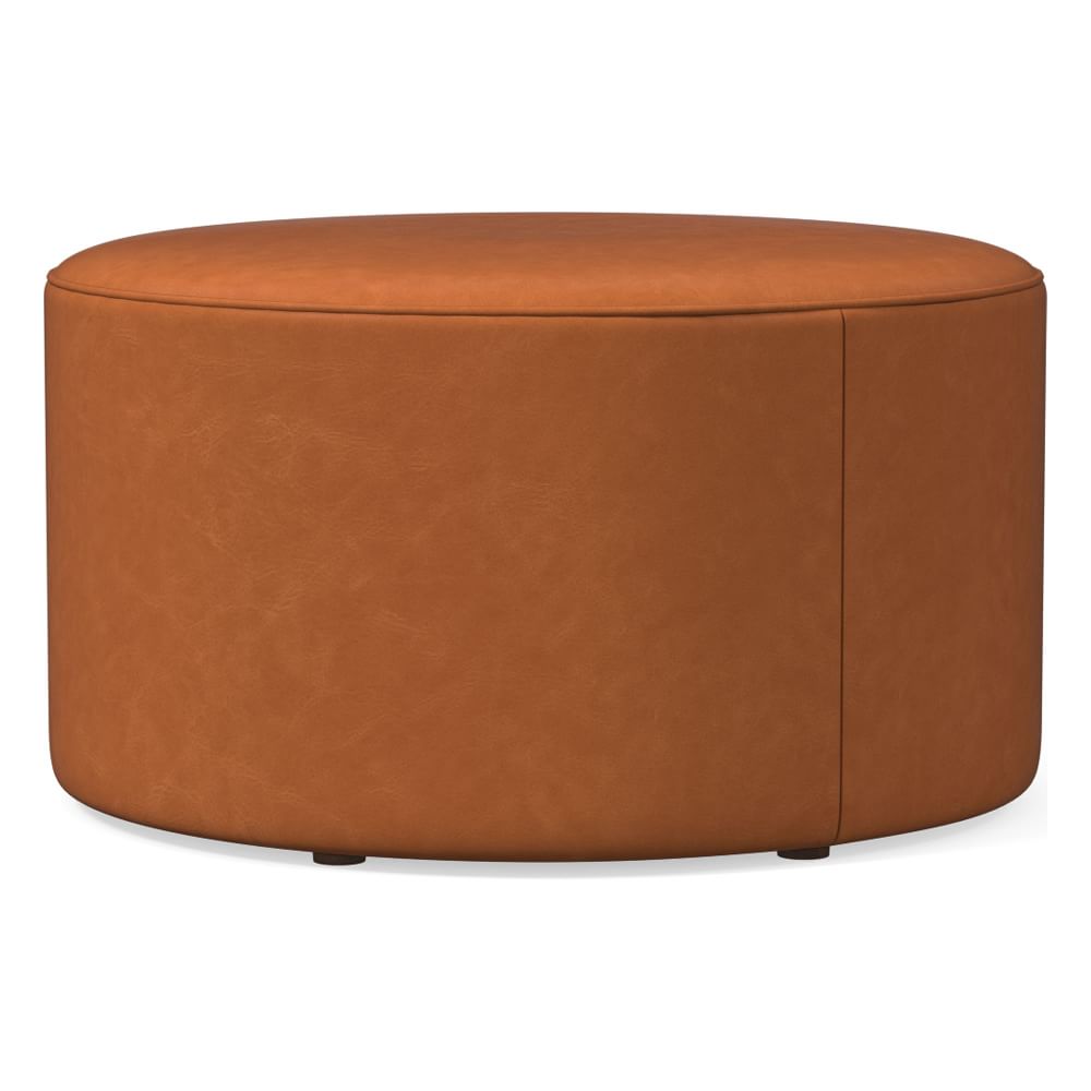 Isla Leather Ottoman