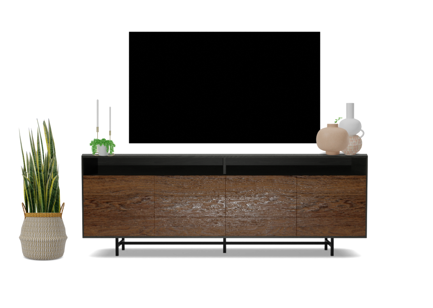 Mid century Modern TV Stand Spacejoy