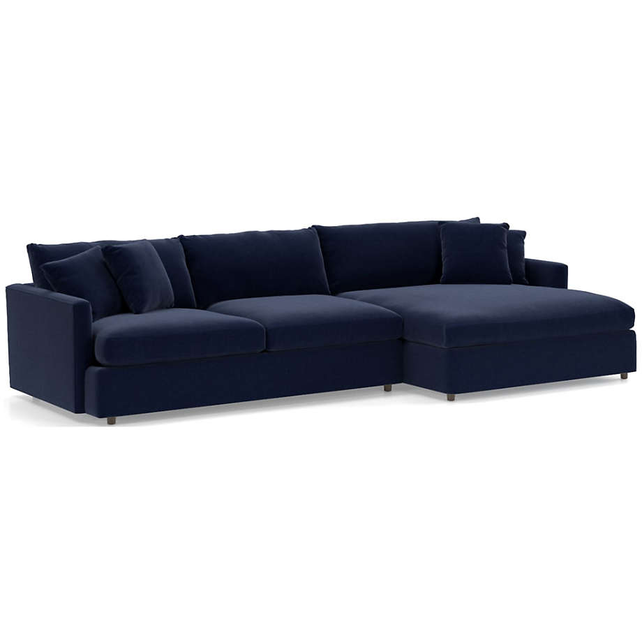 Lounge II 2 Piece Right Arm Double Chaise Sectional Sofa