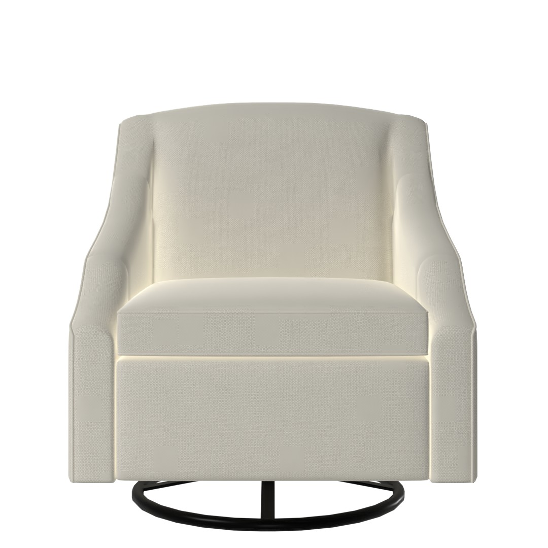 Soma emma upholstered swivel hot sale armchair