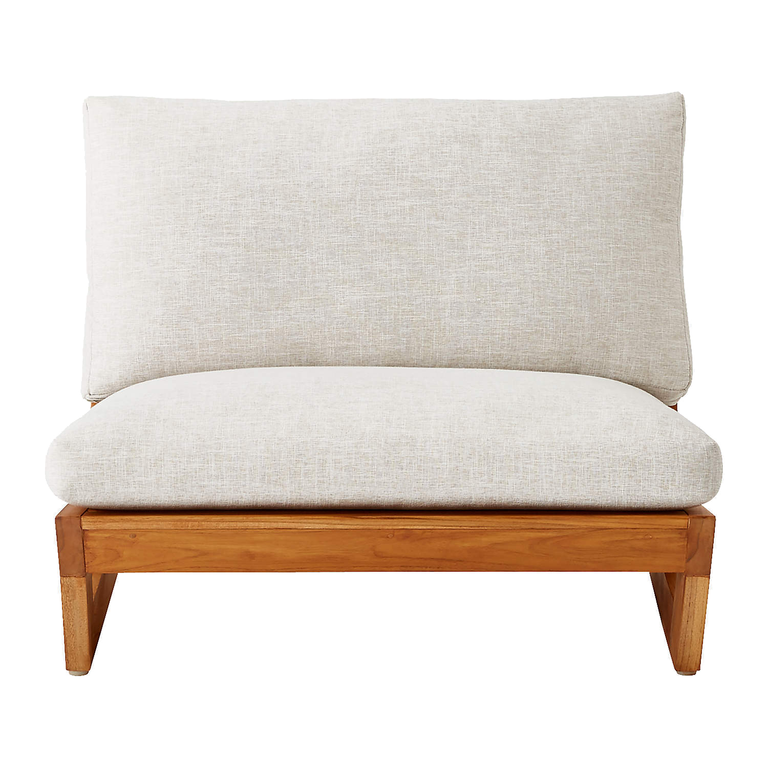 Sunset teak 2024 lounge chair cb2