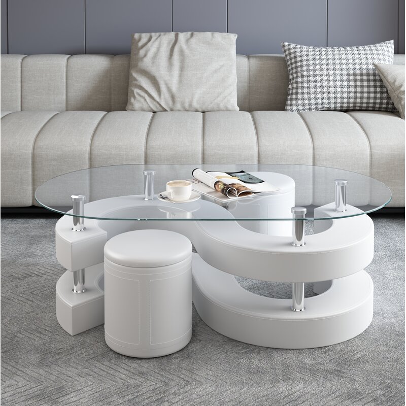 Addaly Abstract Coffee Table