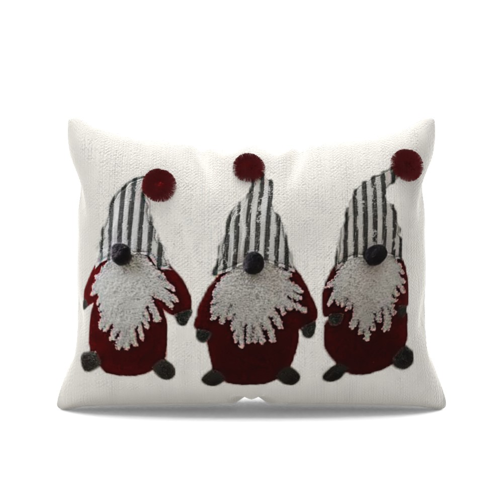 Christmas Gnomes Pillow Cover
